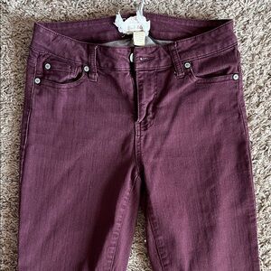 Women's Wine Jeans
